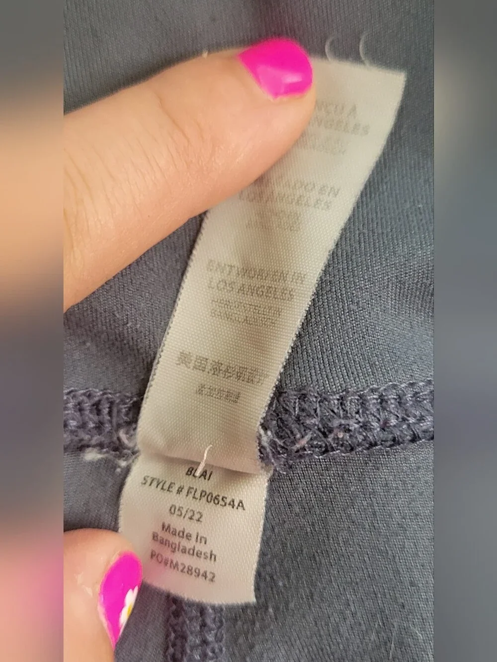 Bally High-Waist Flared Yoga Pants Gray Sz Small Pockets Exercise Lounge Stretch